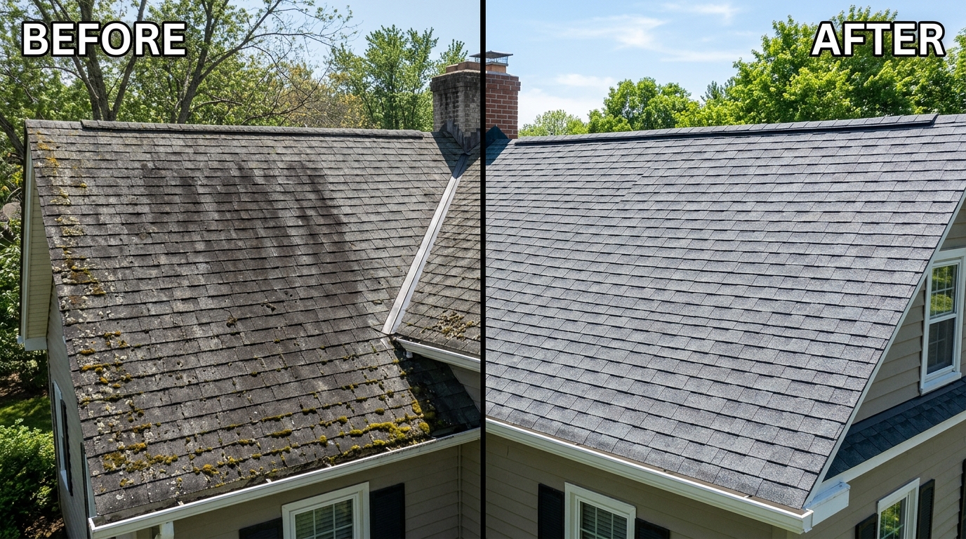 Roof Before Cleaning